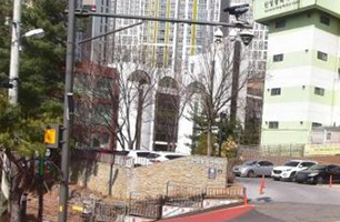 성남북초등학교 후문 설치화면