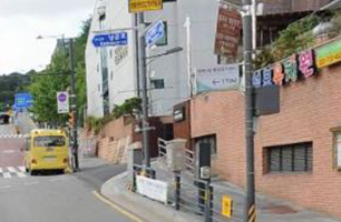 신흥성당 성모유치원 부근 설치화면