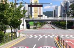 중앙초등학교 부근 설치화면