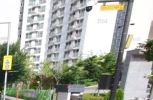 고운초등학교 부근 설치화면