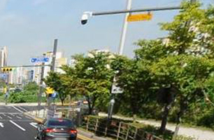 푸른초등학교 부근설치화면