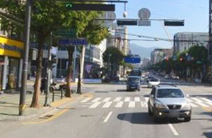 노브랜드 버거 부근 설치화면