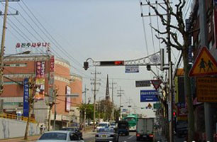 예농빌딩 맞은편 설치화면